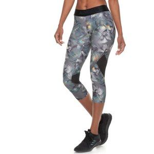 Adidas Alphaskin Performance Compression Athletic Capri Leggings Size Small VGC